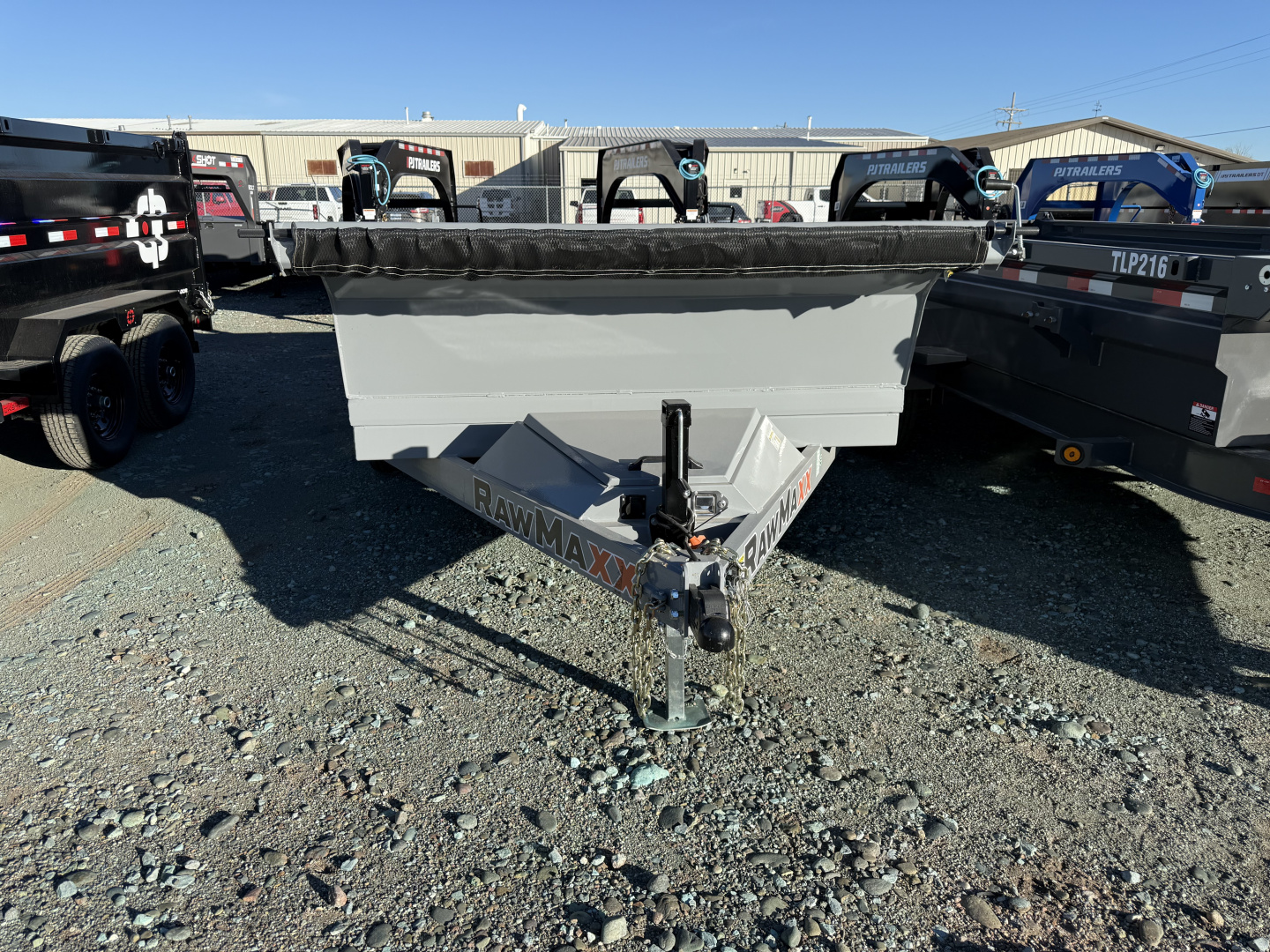 New 2026 RawMaxx 14' x 83" x 24" Dump Trailer