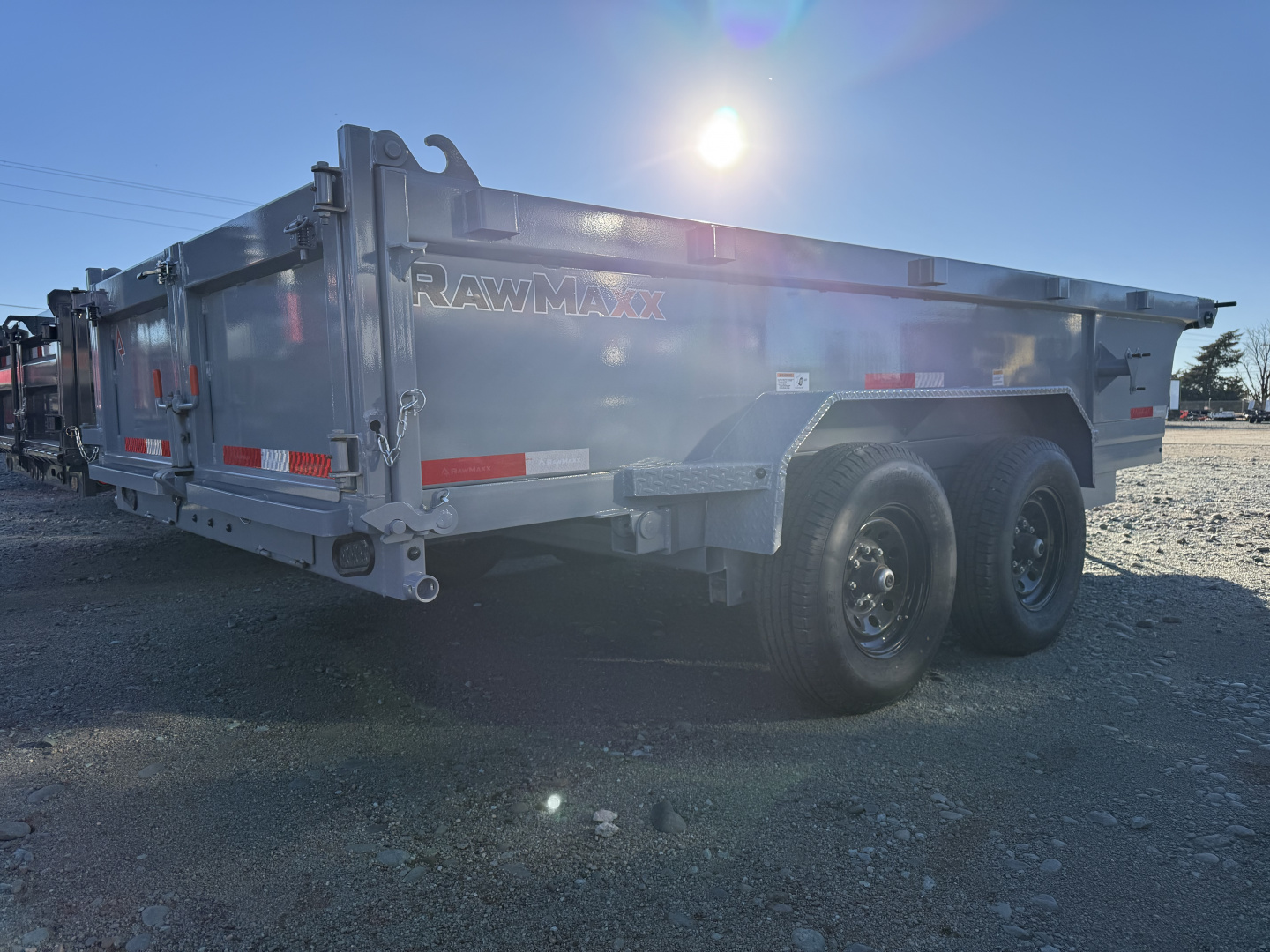 New 2026 RawMaxx 14' x 83" x 24" Dump Trailer
