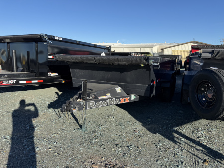 New 2026 RawMaxx 14' x 83" x 24" Dump Trailer