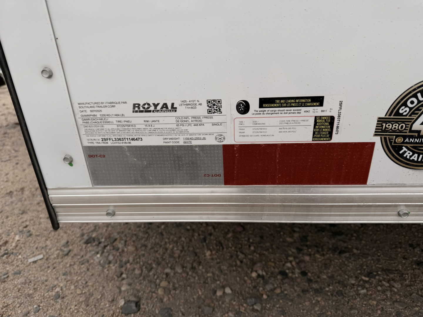 New 2026 Royal Cargo Trailers 8-16-1.5V Enclosed 10K