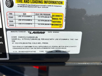 New 2026 Lamar Trailers DL831427-24 Dump Trailer