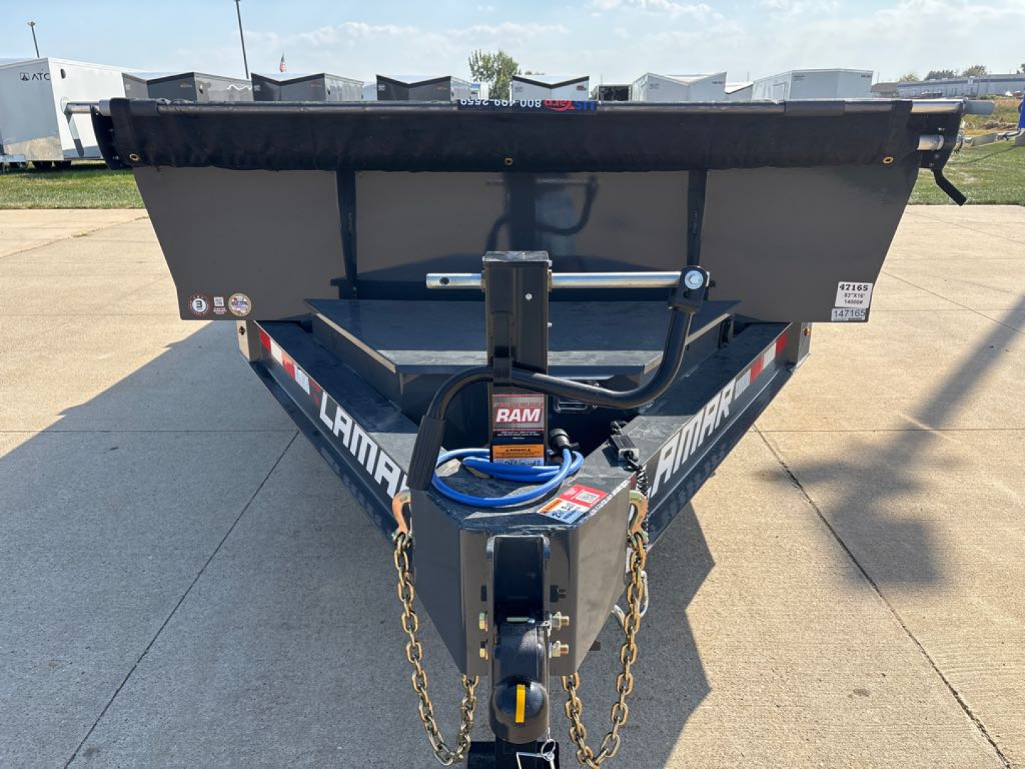 New 2026 Lamar Trailers DL831627-24 Dump Trailer