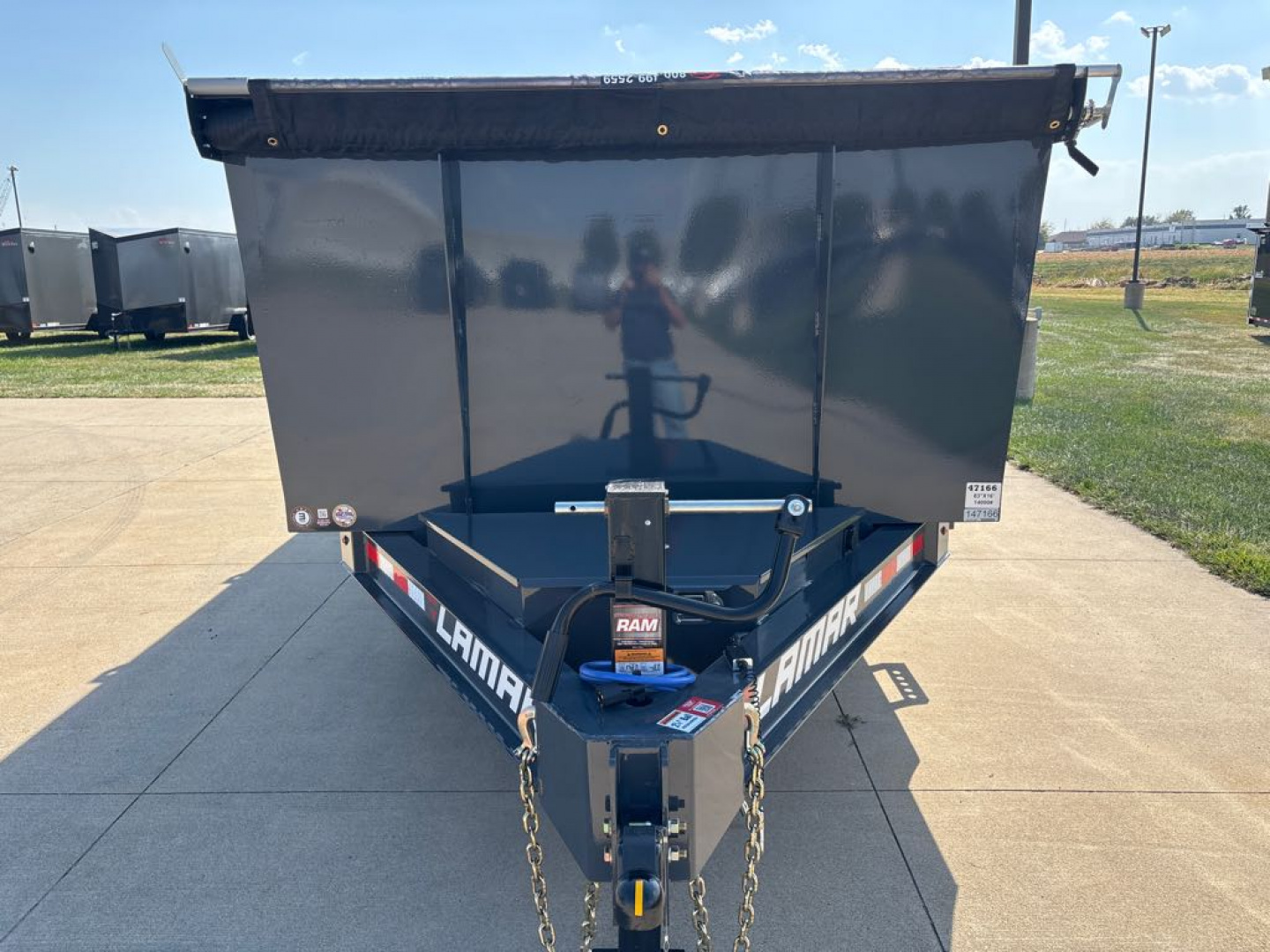 New 2026 Lamar Trailers DL831627-48 Dump Trailer