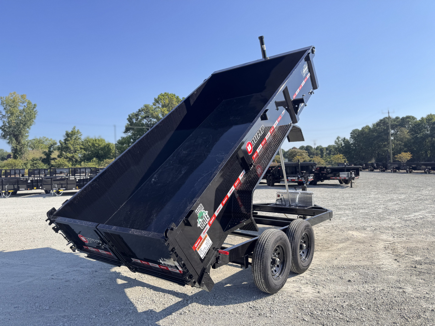 New 2025 U DUMP TRAILERS LLC 7x14 14K