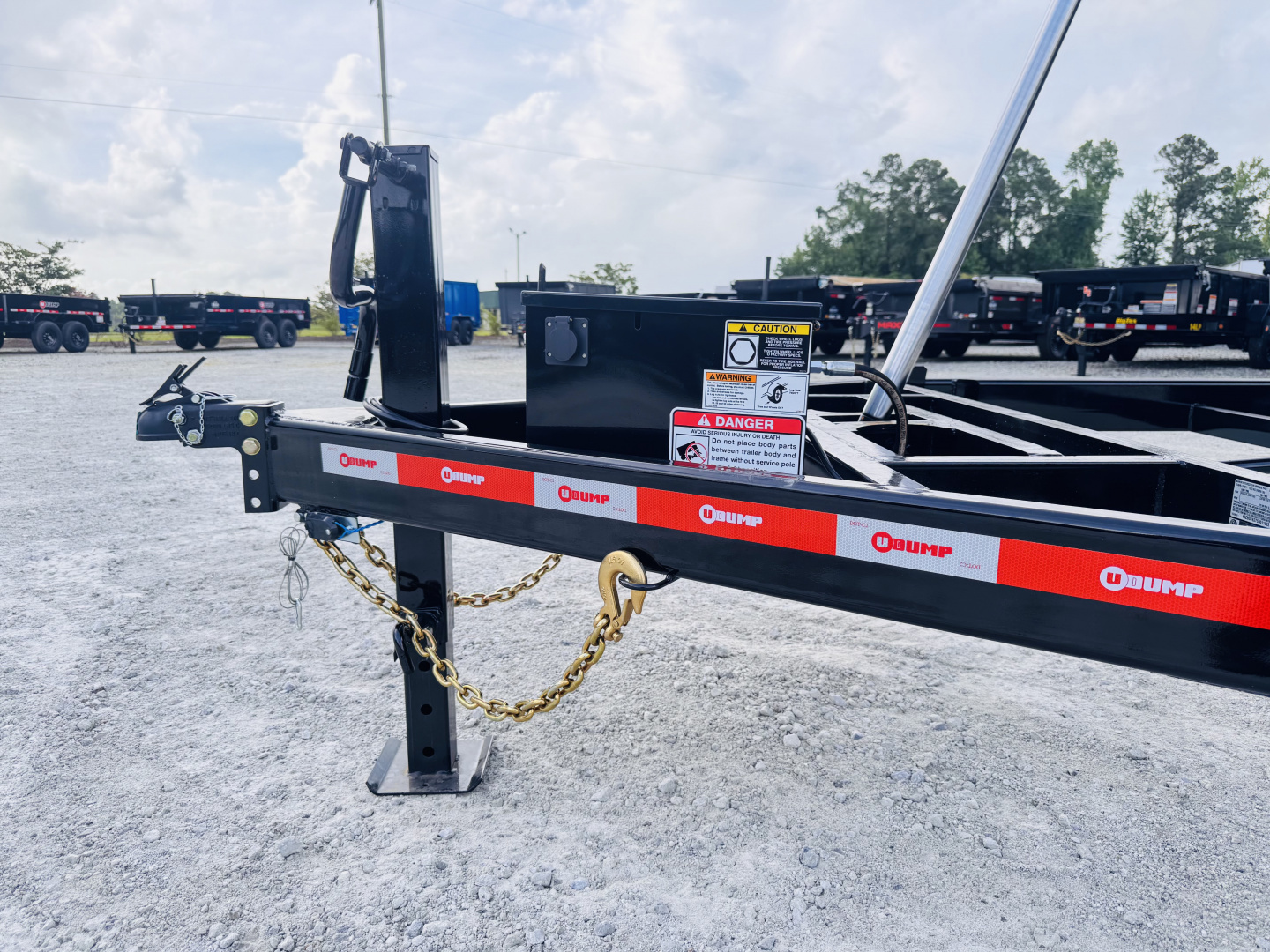 New 2025 U DUMP TRAILERS LLC 7x16 16K 48" Wall