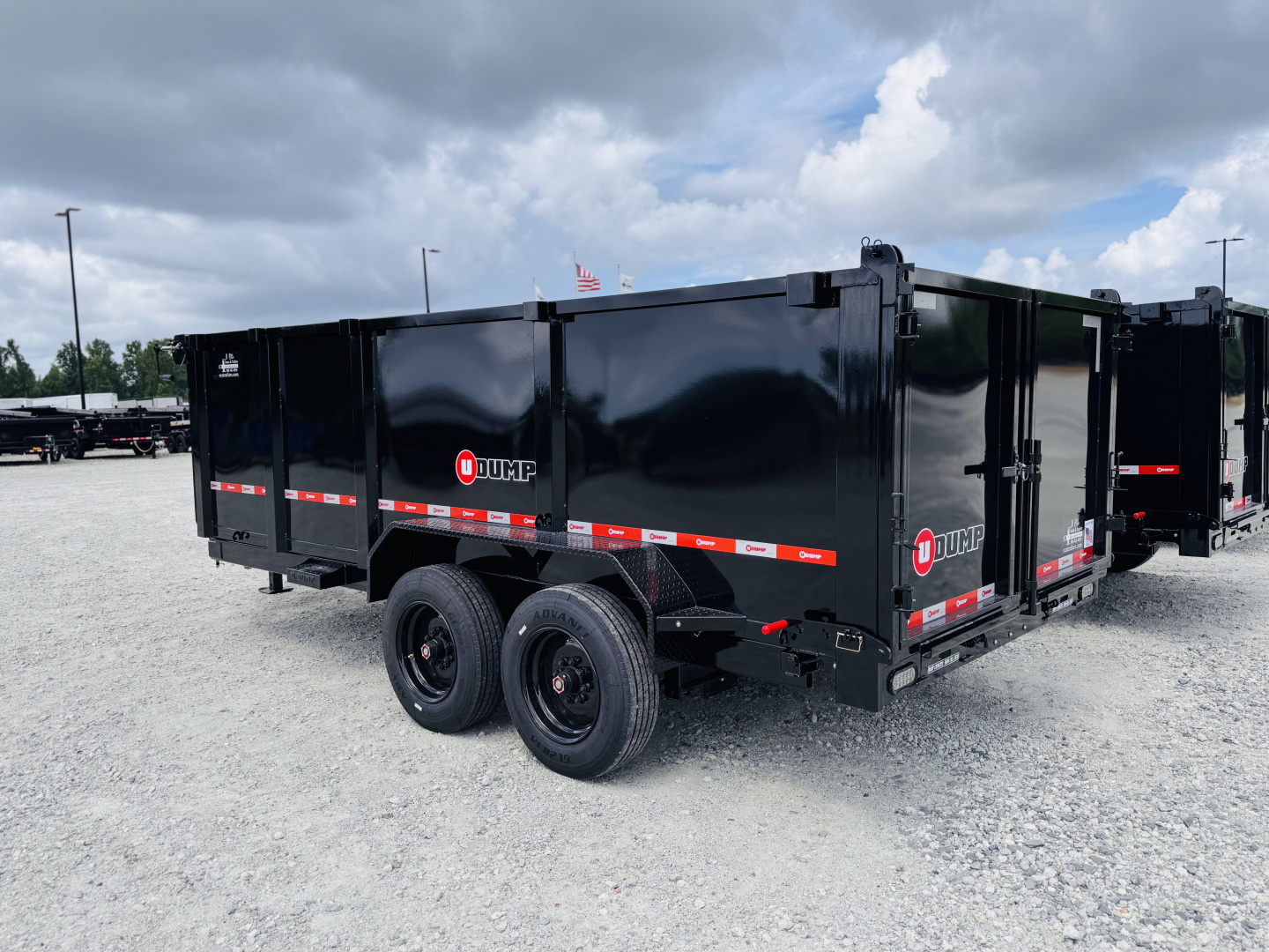 New 2025 U DUMP TRAILERS LLC 7x16 16K 48" Wall