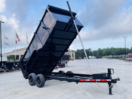 New 2025 U DUMP TRAILERS LLC 7x16 16K 48" Wall