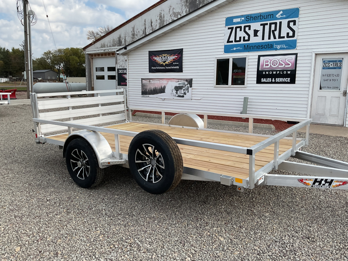 New 2026 H&H Trailers H8212RSA-030 Utility Trailer