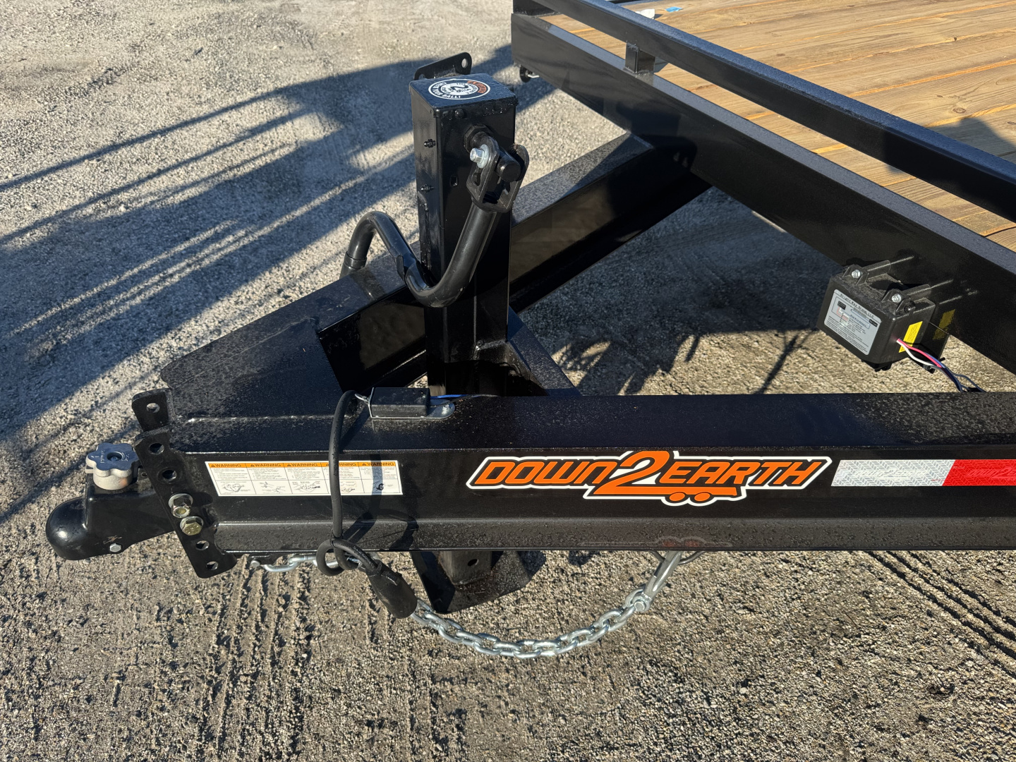 New 2026 Down 2 Earth Trailers 8.5X20(18+2) TANDEM AXLE 14000 LB GVWR Deckover EQUIPMENT Trailer WITH DOVETAIL AND STANDUP RAMPS