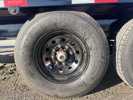 New 2026 Down 2 Earth Trailers 8.5X20(18+2) TANDEM AXLE 14000 LB GVWR Deckover EQUIPMENT Trailer WITH DOVETAIL AND STANDUP RAMPS