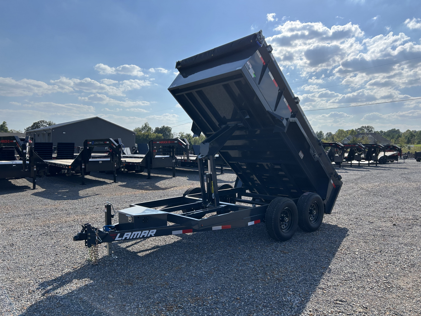 New 2026 Lamar Dump Trailer | 77" x 12' | 10K GVWR