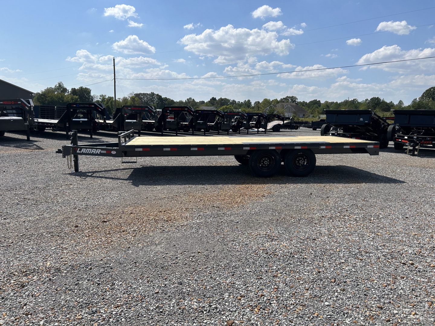 New 2026 Lamar 102" x 20' 14k Flatbed Trailer