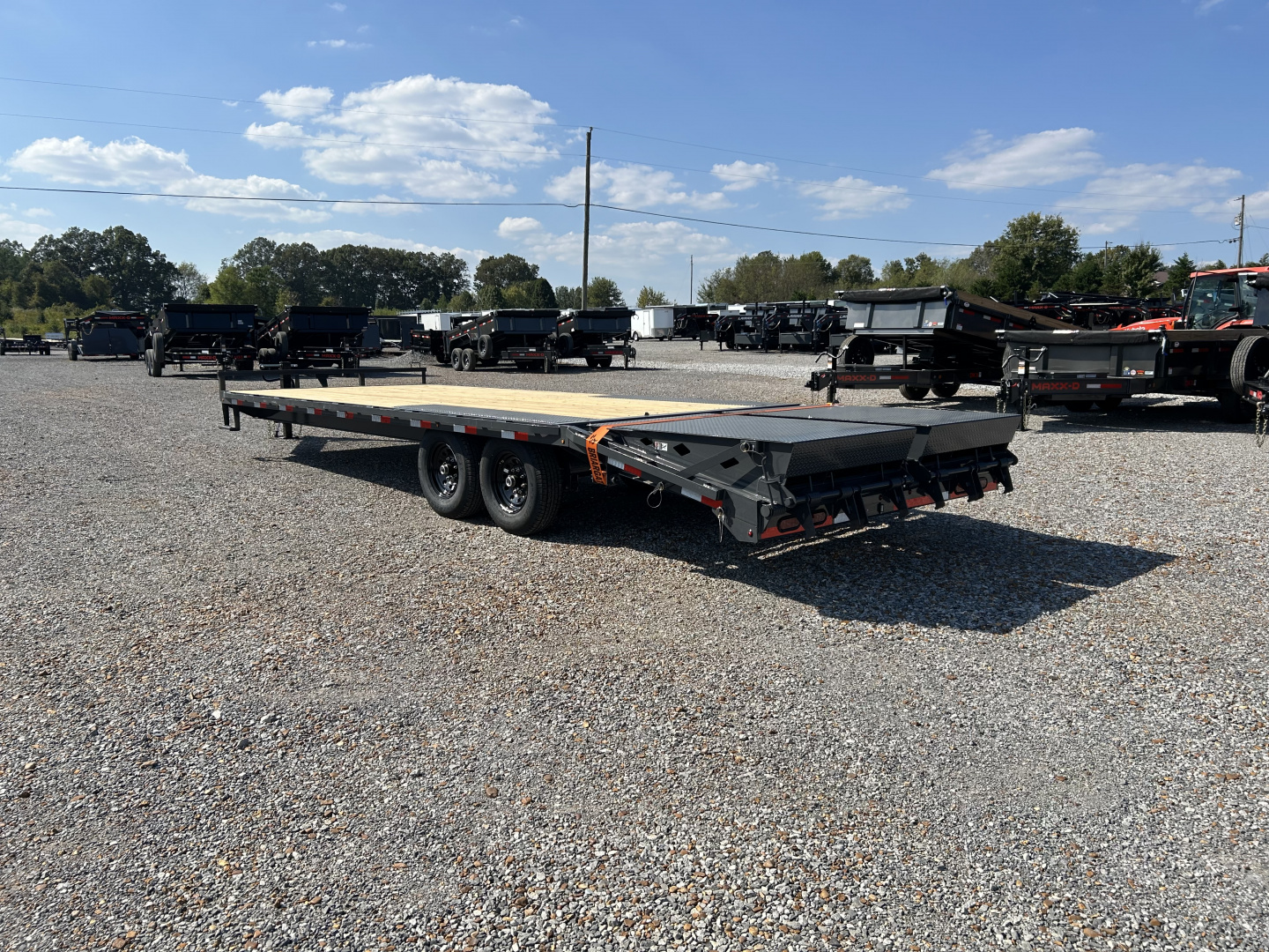 New 2026 Lamar 102" x 24' 14k Flatbed Trailer