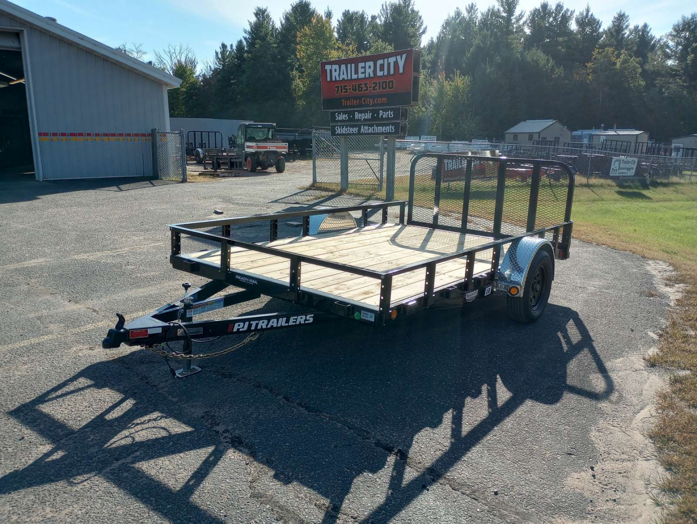 New 2026 PJ TRAILERS 83" Single Axle Channel Utility (U8) 12' Utility Trailer