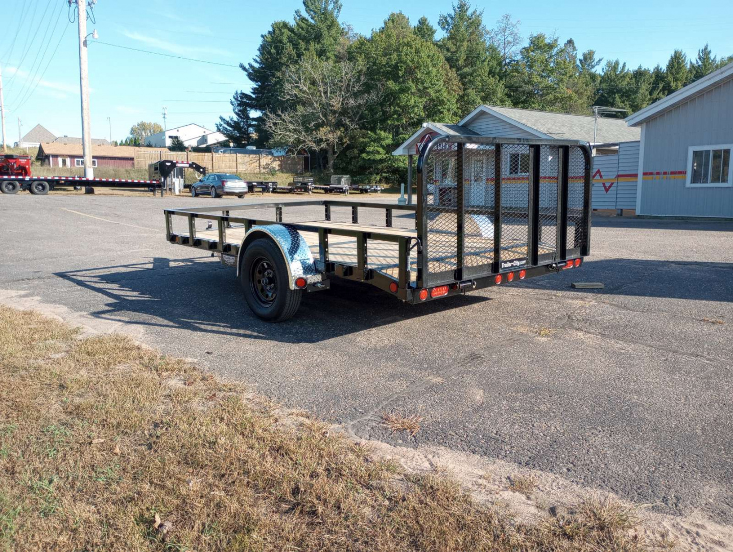 New 2026 PJ TRAILERS 83" Single Axle Channel Utility (U8) 12' Utility Trailer