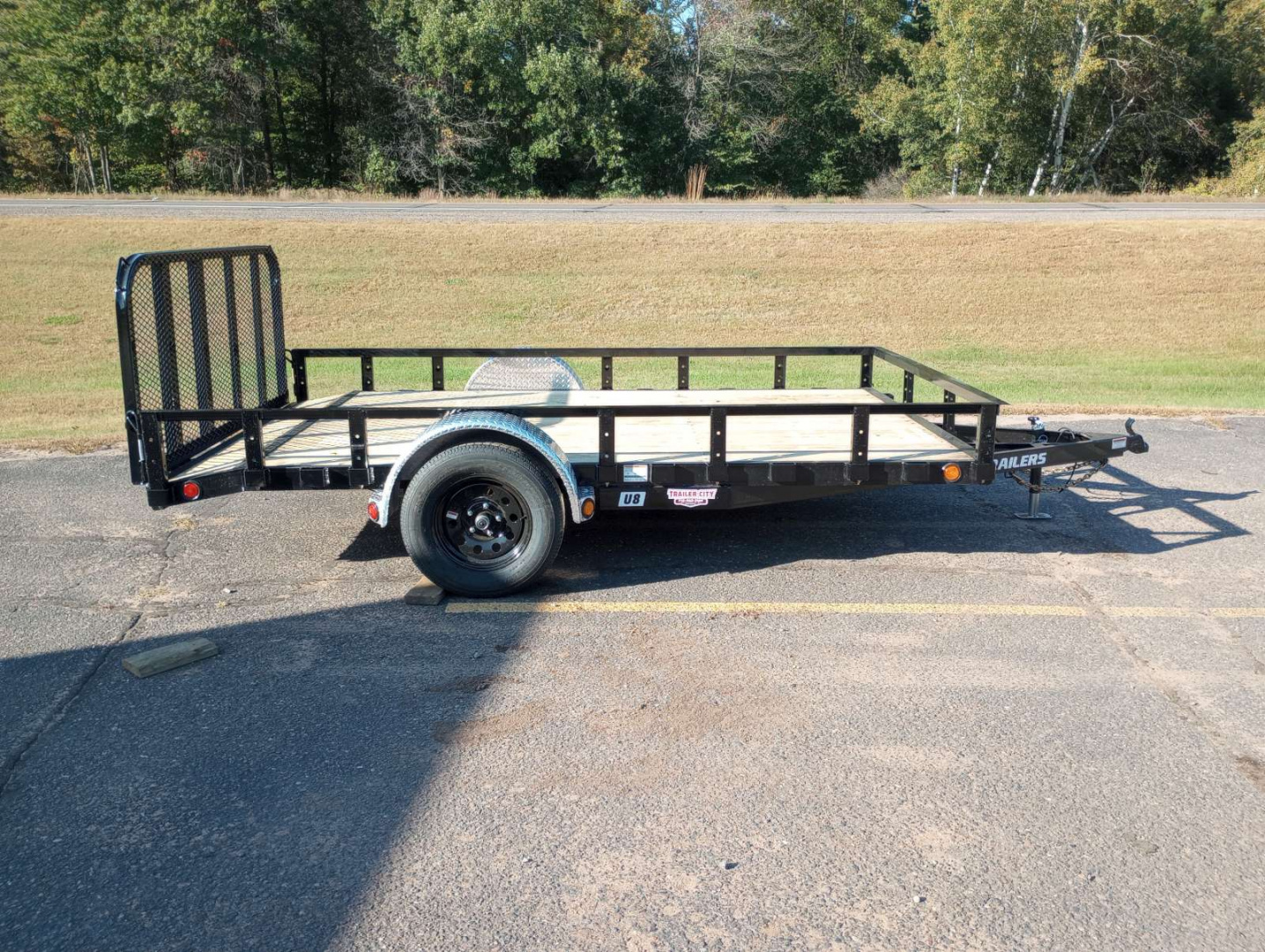 New 2026 PJ TRAILERS 83" Single Axle Channel Utility (U8) 12' Utility Trailer