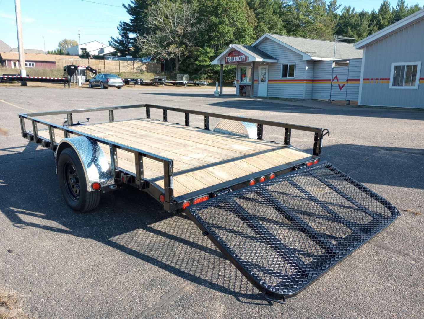 New 2026 PJ TRAILERS 83" Single Axle Channel Utility (U8) 12' Utility Trailer