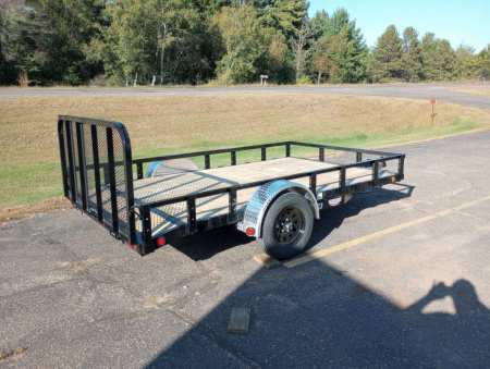 New 2026 PJ TRAILERS 83" Single Axle Channel Utility (U8) 12' Utility Trailer