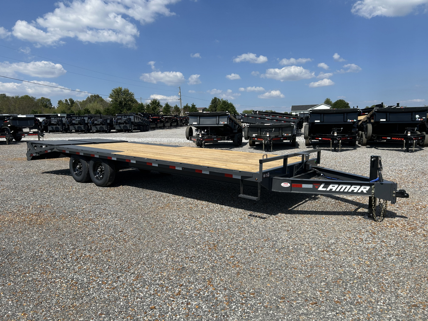 New 2026 Lamar 102" x 24' 14k Flatbed Trailer
