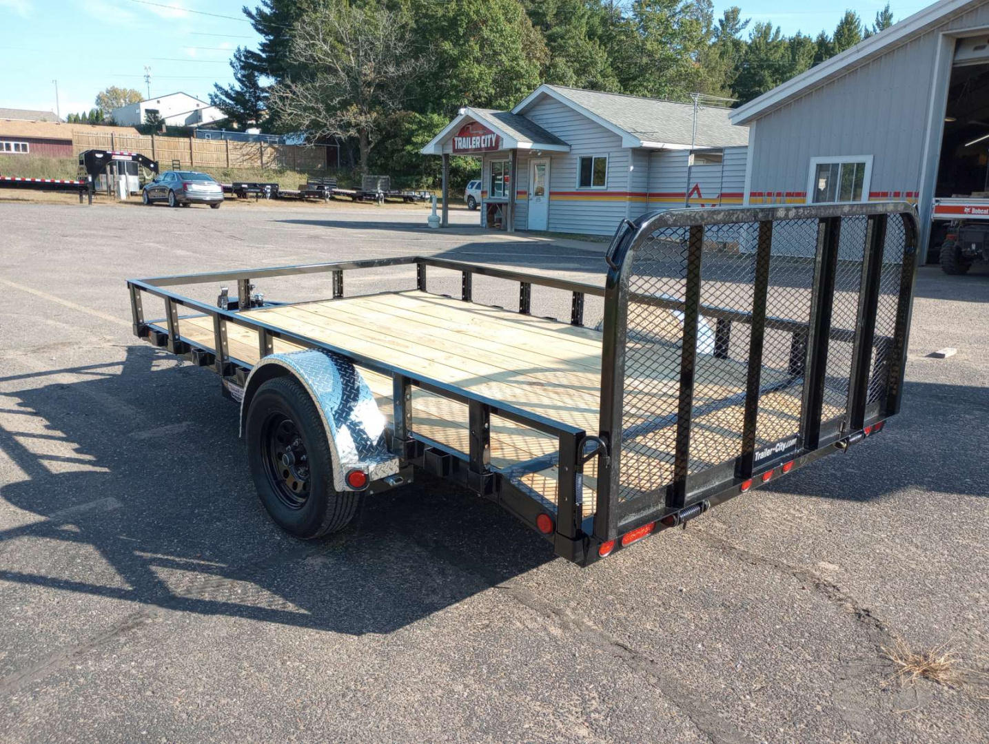 New 2026 PJ TRAILERS 83" Single Axle Channel Utility (U8) 12' Utility Trailer