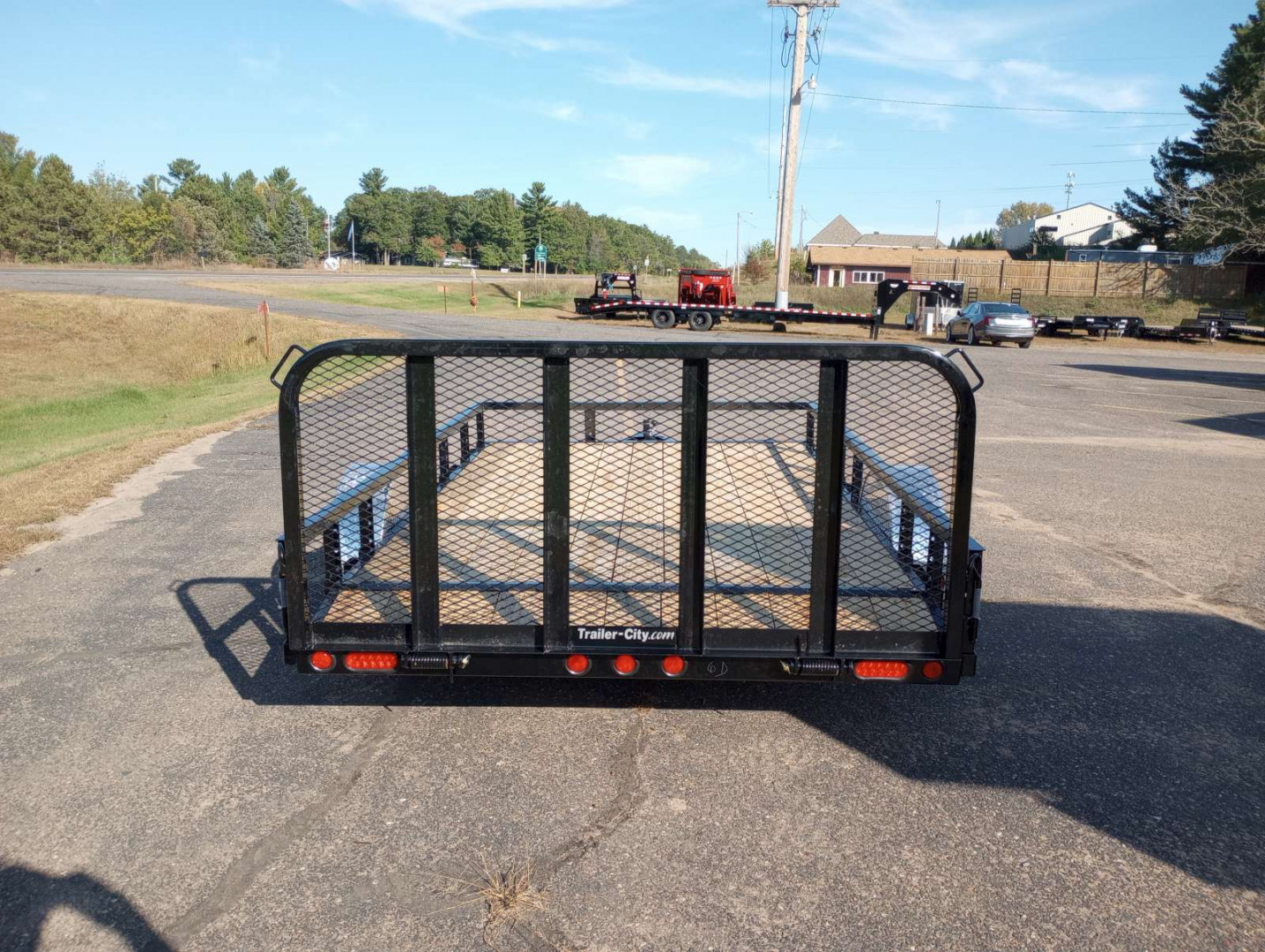New 2026 PJ TRAILERS 83" Single Axle Channel Utility (U8) 12' Utility Trailer