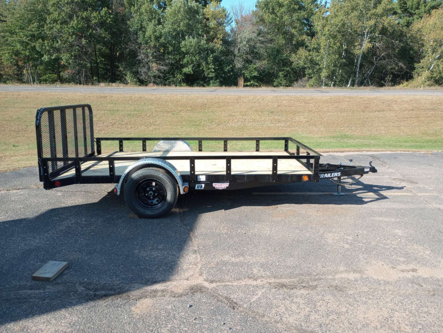 New 2026 PJ TRAILERS 83" Single Axle Channel Utility (U8) 12' Utility Trailer