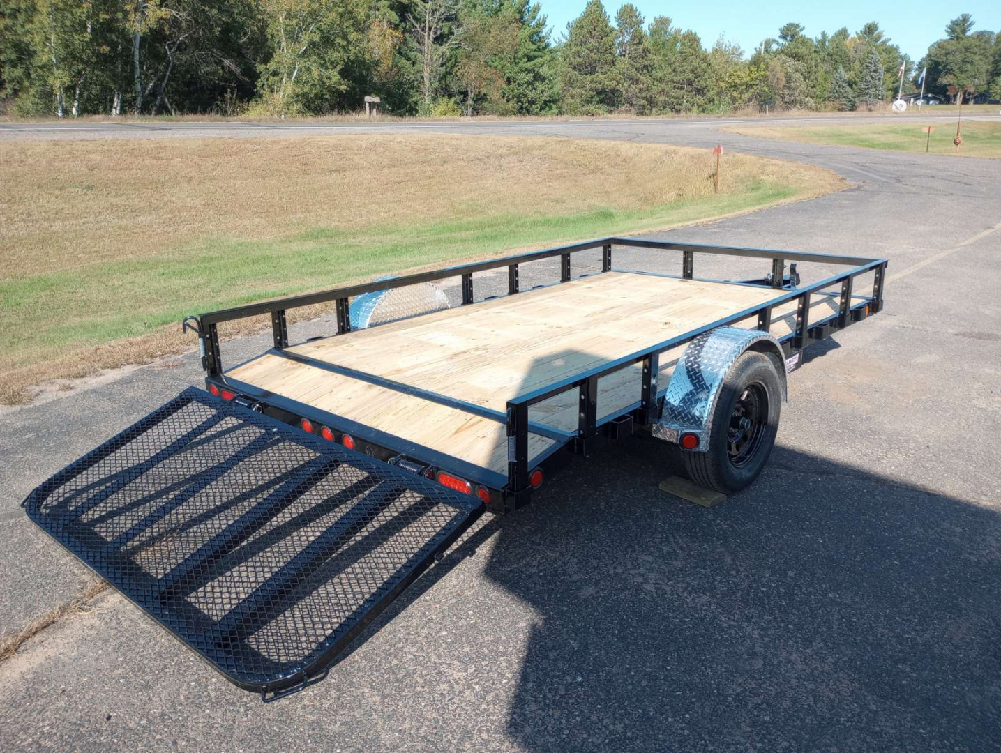 New 2026 PJ TRAILERS 83" Single Axle Channel Utility (U8) 12' Utility Trailer