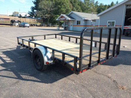 New 2026 PJ TRAILERS 83" Single Axle Channel Utility (U8) 12' Utility Trailer