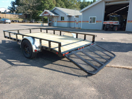 New 2026 PJ TRAILERS 83" Single Axle Channel Utility (U8) 12' Utility Trailer