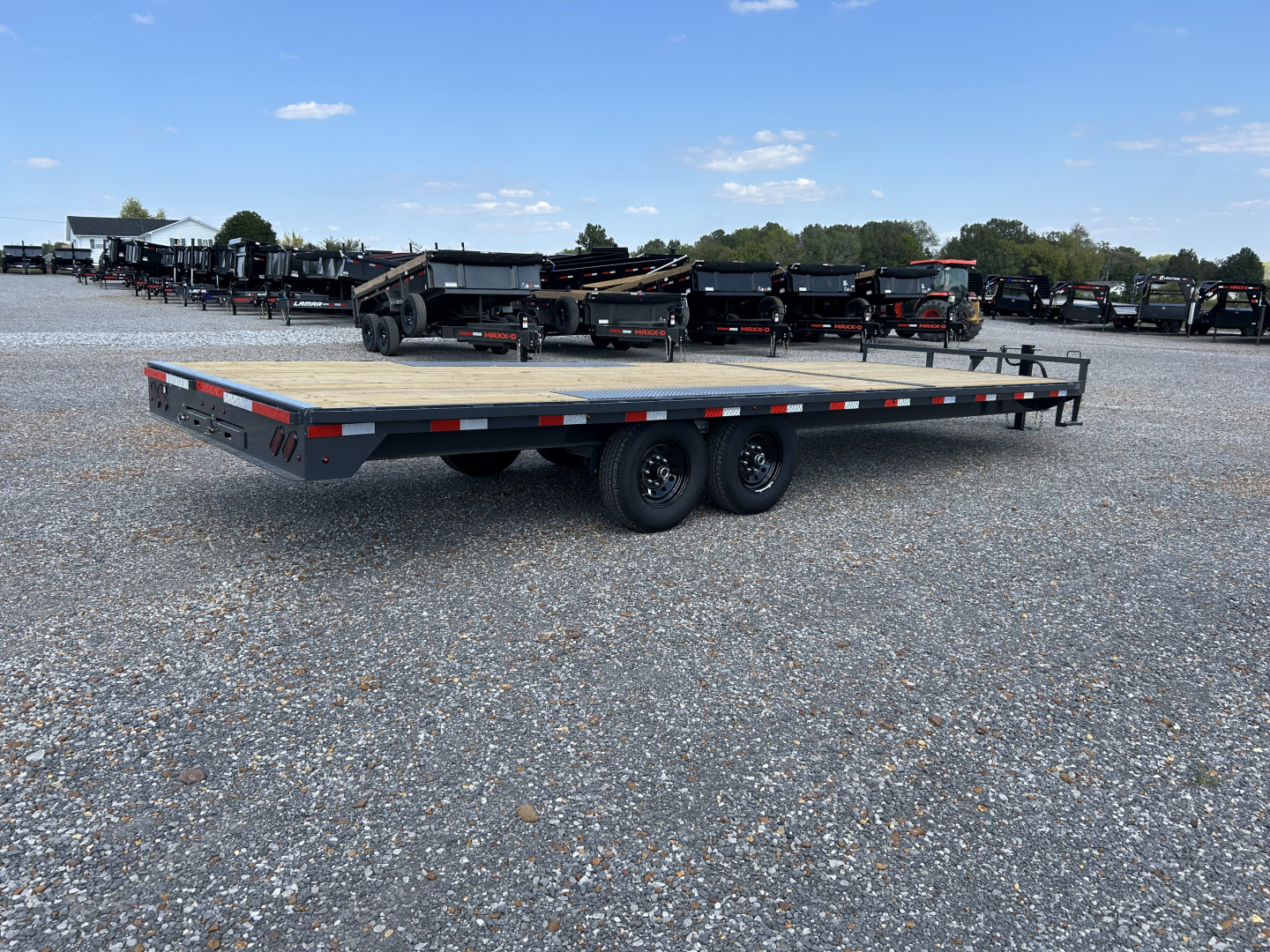 New 2026 Lamar 102" x 24' 14k Flatbed Trailer