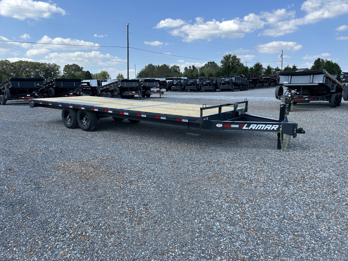 New 2026 Lamar 102" x 24' 14k Flatbed Trailer