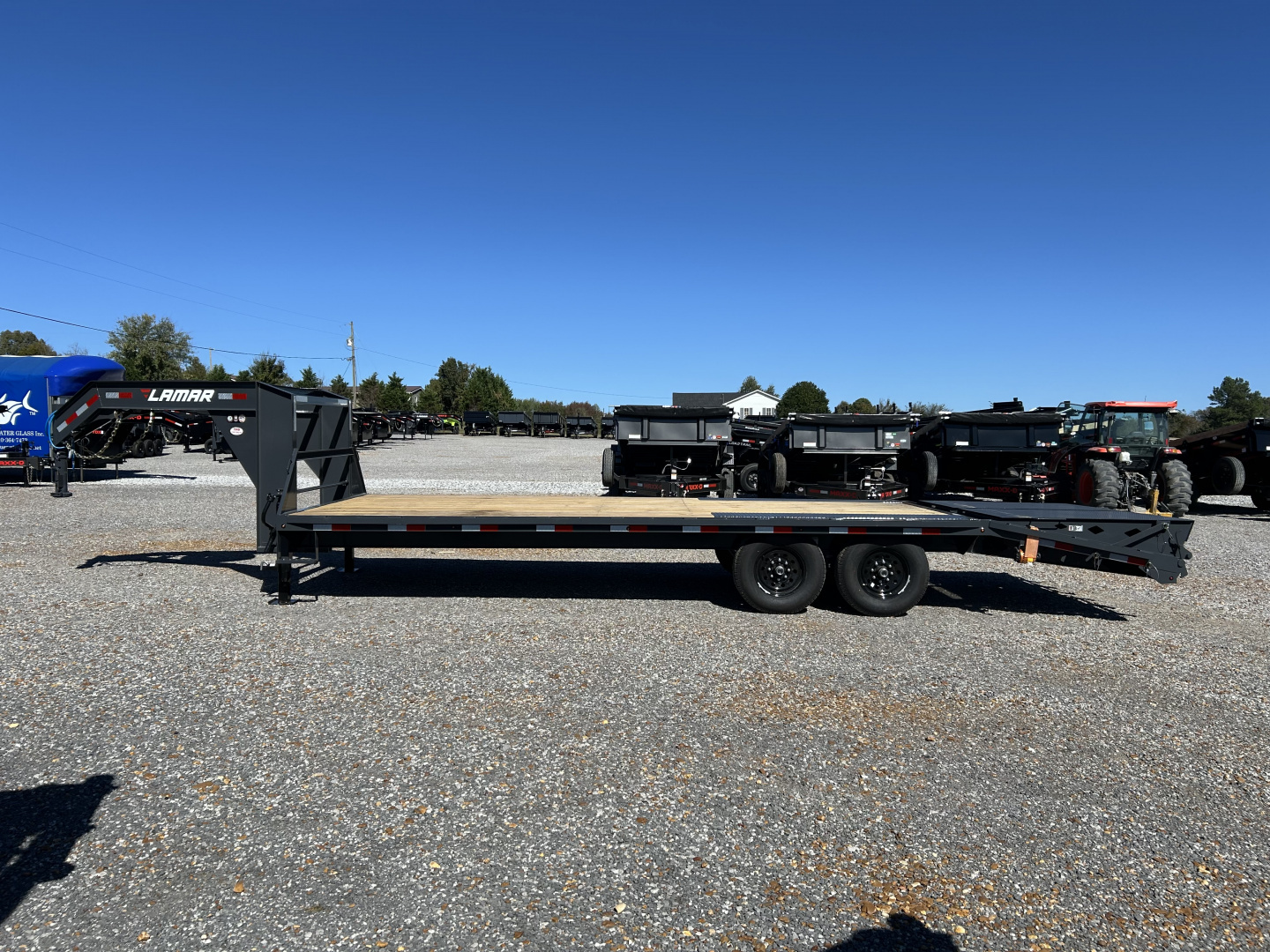 New 2026 Lamar 102" x 24' 14k Flatbed Trailer