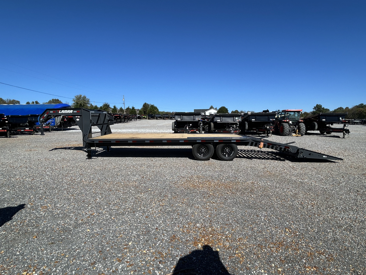 New 2026 Lamar 102" x 24' 14k Flatbed Trailer