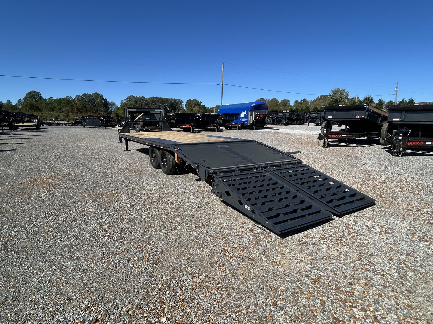 New 2026 Lamar 102" x 24' 14k Flatbed Trailer
