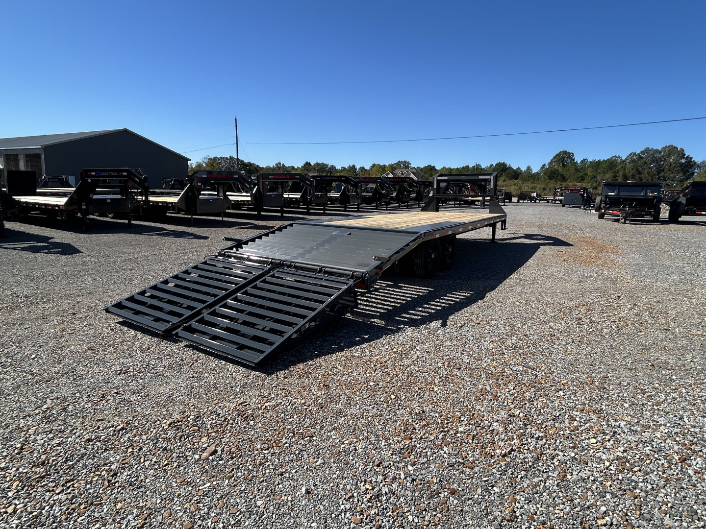 New 2026 Lamar 102" x 24' 14k Flatbed Trailer