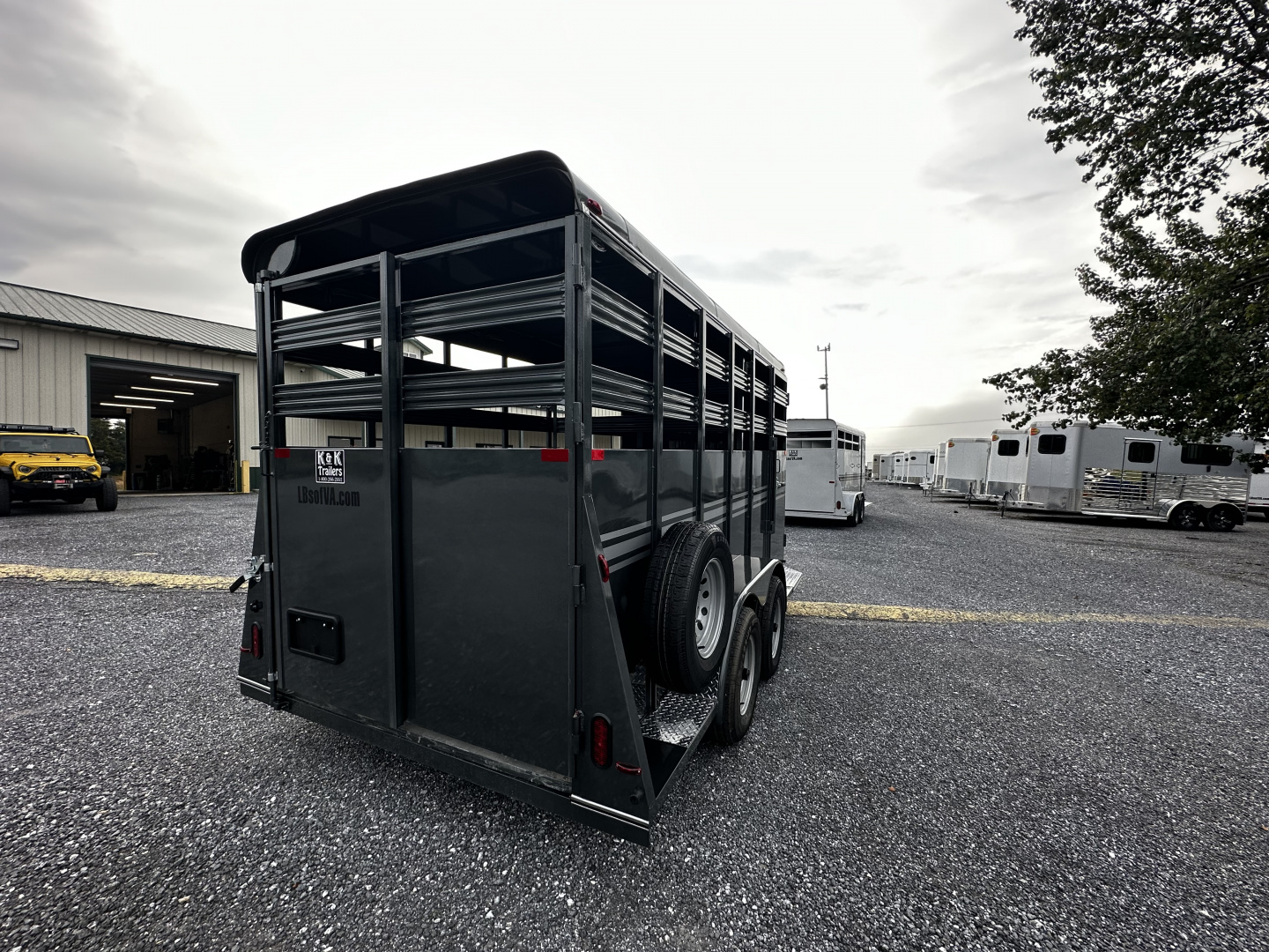 New 2026 Bee 16' Bumper Stock Trailer