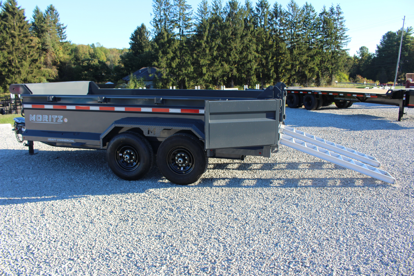 New 2026 Moritz 6' 10" x 14' Heavy Commercial DLH Series Dump Trailer - 14000# GVW