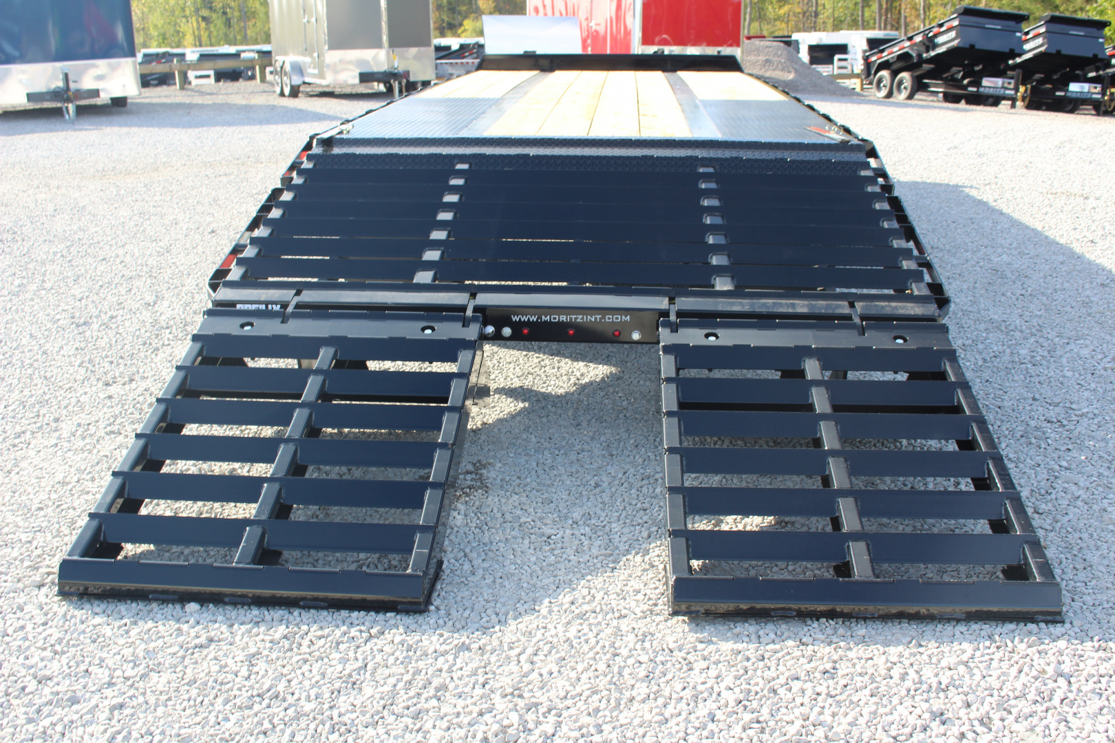 New 2026 Moritz FDPH DT 20' + 5' - Pintle Ring Deckover Equipment Trailer - 40000# GVW