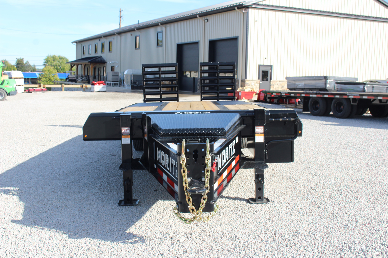 New 2026 Moritz FDPH DT 20' + 5' - Pintle Ring Deckover Equipment Trailer - 40000# GVW