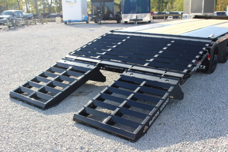 New 2026 Moritz FDPH DT 20' + 5' - Pintle Ring Deckover Equipment Trailer - 40000# GVW