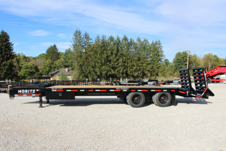 New 2026 Moritz FDPH DT 20' + 5' - Pintle Ring Deckover Equipment Trailer - 40000# GVW