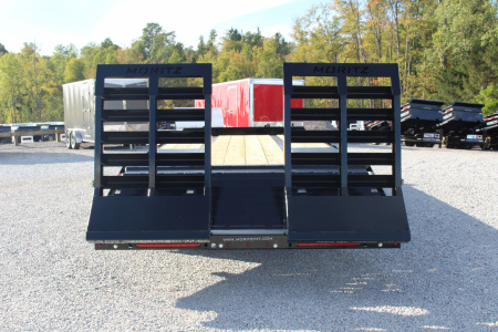 New 2026 Moritz FDPH DT 20' + 5' - Pintle Ring Deckover Equipment Trailer - 40000# GVW