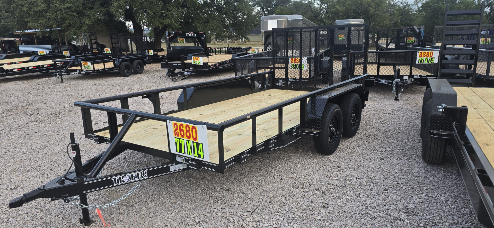 New 2025 - Tiger Trailers - 77" x 14' Utility Trailer