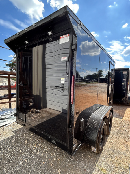 New 2025 Family Trailer 6x12 Tandem Axles Cargo / Enclosed Trailer