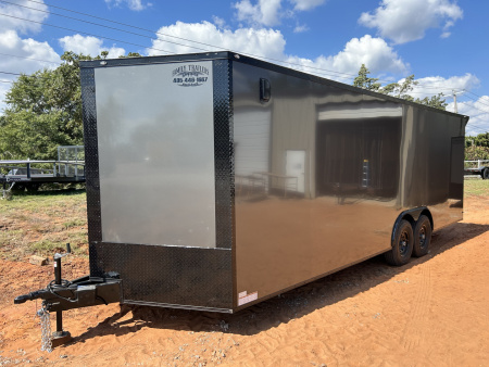 New 2025 Family Trailer 8.5x24 Tandem Axles(7K Drop Axles) Cargo / Enclosed Trailer