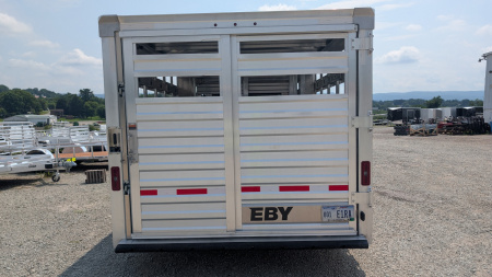 New 2026 EBY RUFF NECK 8 x 26 Gooseneck Aluminum Stock Trailer w/ Rolling Gate (COMING NOV!!!)