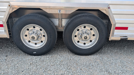 New 2026 EBY RUFF NECK 8 x 26 Gooseneck Aluminum Stock Trailer w/ Rolling Gate (COMING NOV!!!)