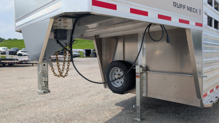 New 2026 EBY RUFF NECK 8 x 26 Gooseneck Aluminum Stock Trailer w/ Rolling Gate (COMING NOV!!!)