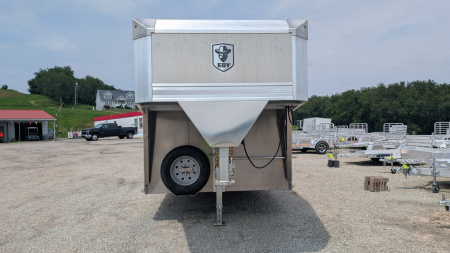 New 2026 EBY RUFF NECK 8 x 26 Gooseneck Aluminum Stock Trailer w/ Rolling Gate (COMING NOV!!!)