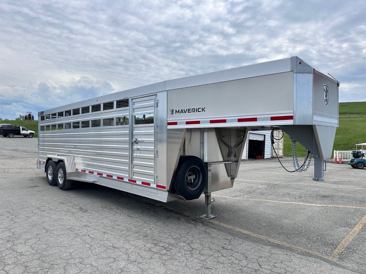 New 2026 EBY MAVERICK 24' Gooseneck Aluminum Stock Trailer w/ Rolling Gate (COMING NOV!!!)